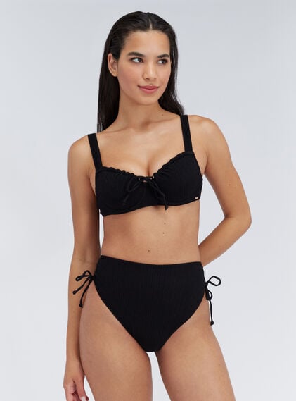 Amalfi crinkle balconette bikini top