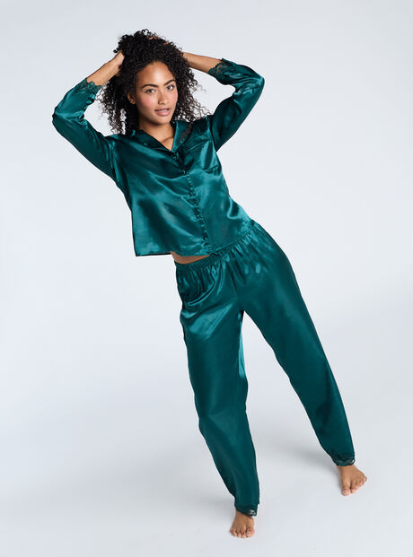 Amelia satin pyjama set