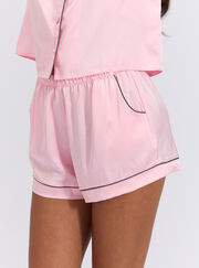 Luxe satin pyjama shorts