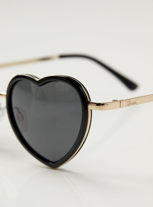 Black heart sunglasses