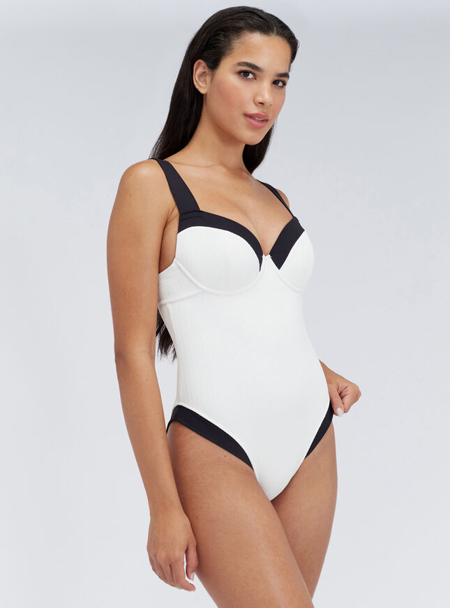 Rivoli monochrome swimsuit