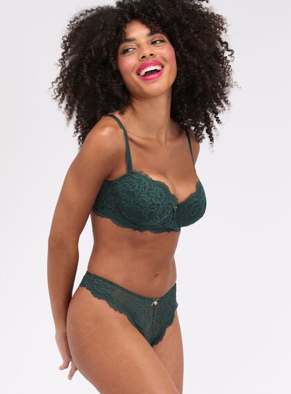 Emma lace balconette bra