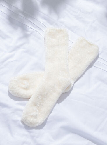 Velvet fleece socks