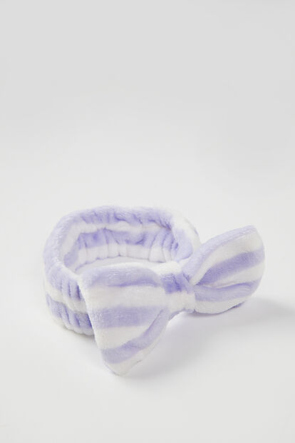 Bow-knot towelling headband