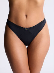 Petra microfibre thong