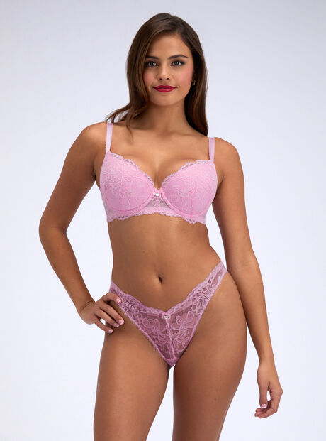 Billie lace balconette lingerie set
