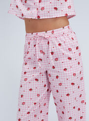 Strawberry cotton pyjama set