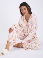 Cowgirl dreams fleece pyjamas in a bag