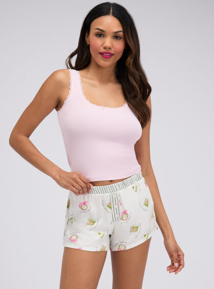 Matcha woven short pyjama set
