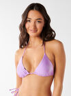 Monaco diamante triangle bikini top