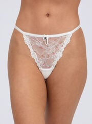 Delphine lace thong