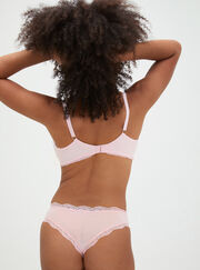 Lydia cotton plunge t-shirt bra