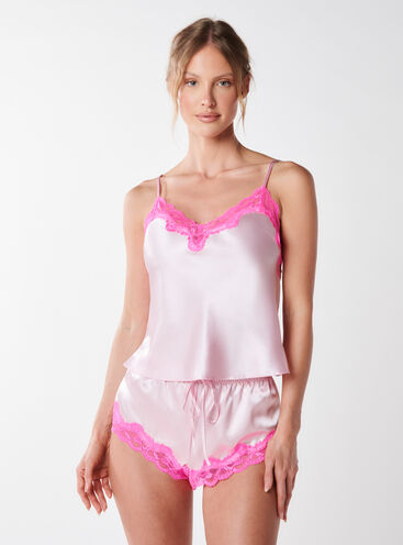 Amelia satin cami set