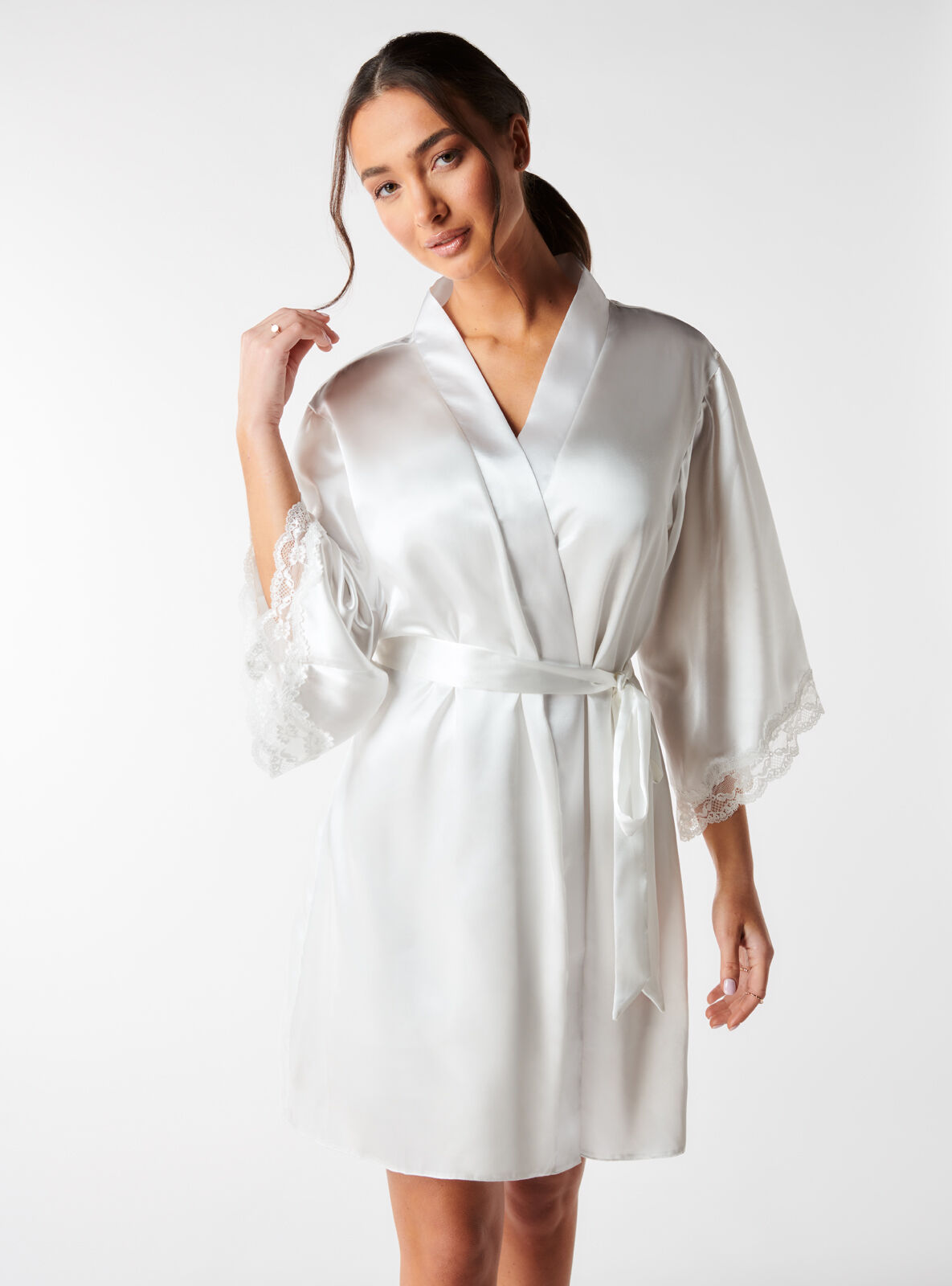 Fleece Wrap Gown  Gown  Damartcouk