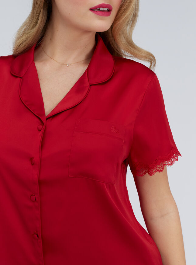 Kaya satin short pyjama set