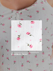 Rosebud cotton pointelle short pyjama set