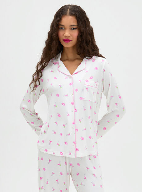 Cocktail modal long pyjama set