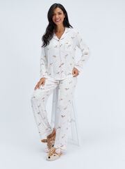 Deer modal long pyjama set