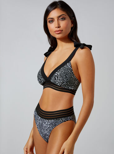 Baros leopard high-waisted bikini briefs