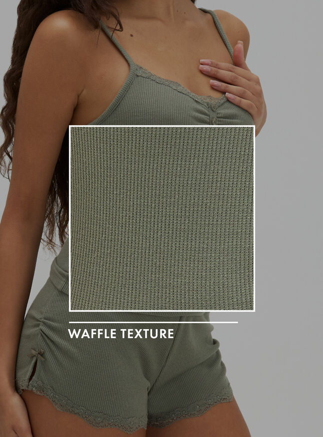 Waffle short pyjama set