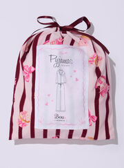 Kids' popcorn club fleece pyjamas in a bag
