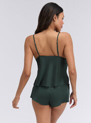Kaya satin short cami set