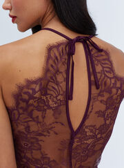 Celeste lace chemise and thong