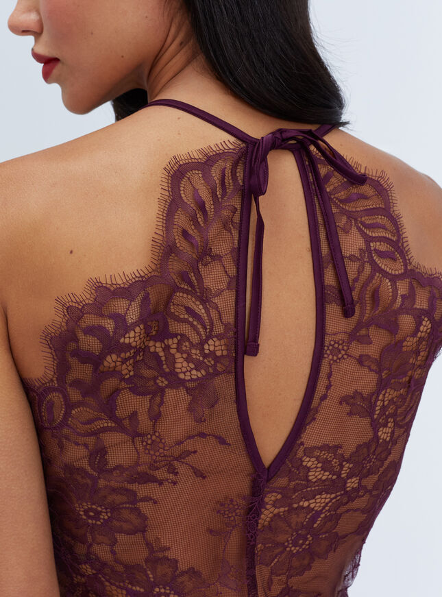 Celeste lace chemise and thong