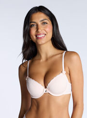 Tatiana cotton plunge T-shirt bra