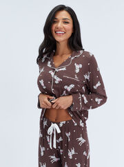 Dalmation modal long pyjama set