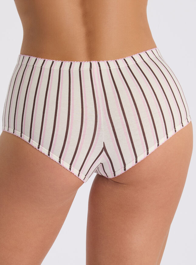 Tilly striped cotton shorts