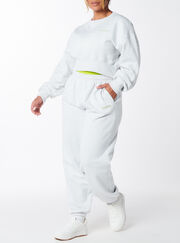 Cropped sweat jumper