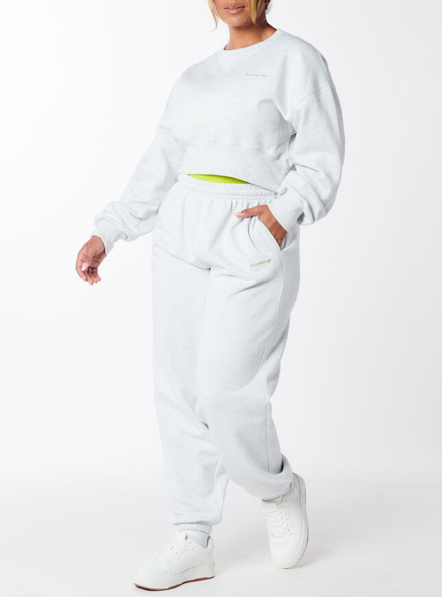 Cropped sweat jumper