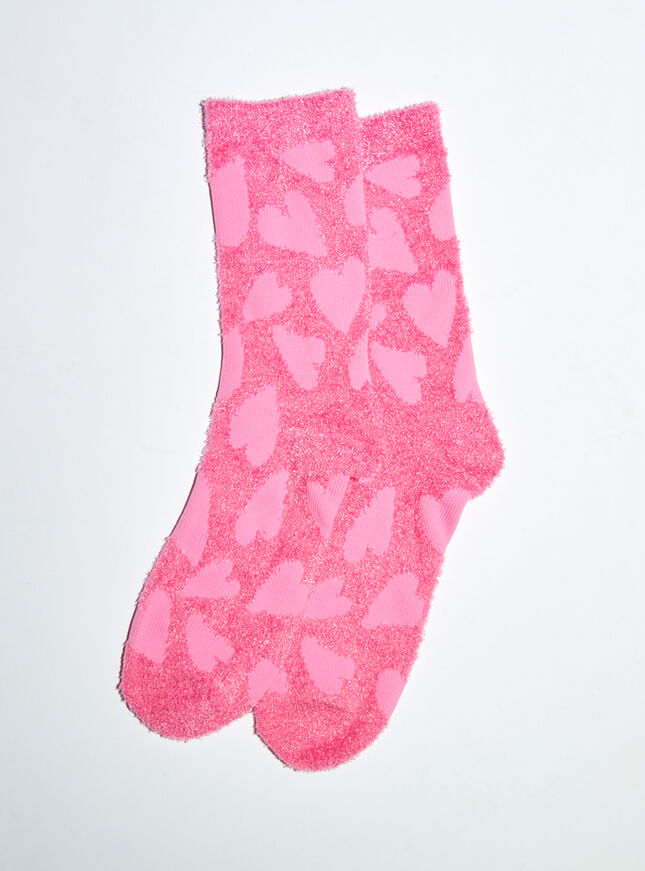 Heart cosy socks