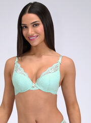 Amber lace plunge bra