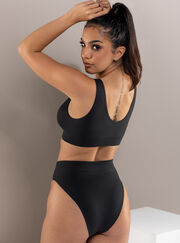 Ribbed seamless lounge briefs