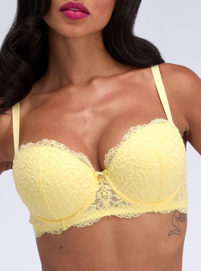 Emma lace balconette bra