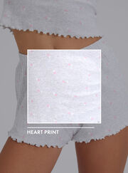 Heart pointelle short pyjama set