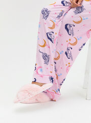 Cat & moon modal long pyjama set