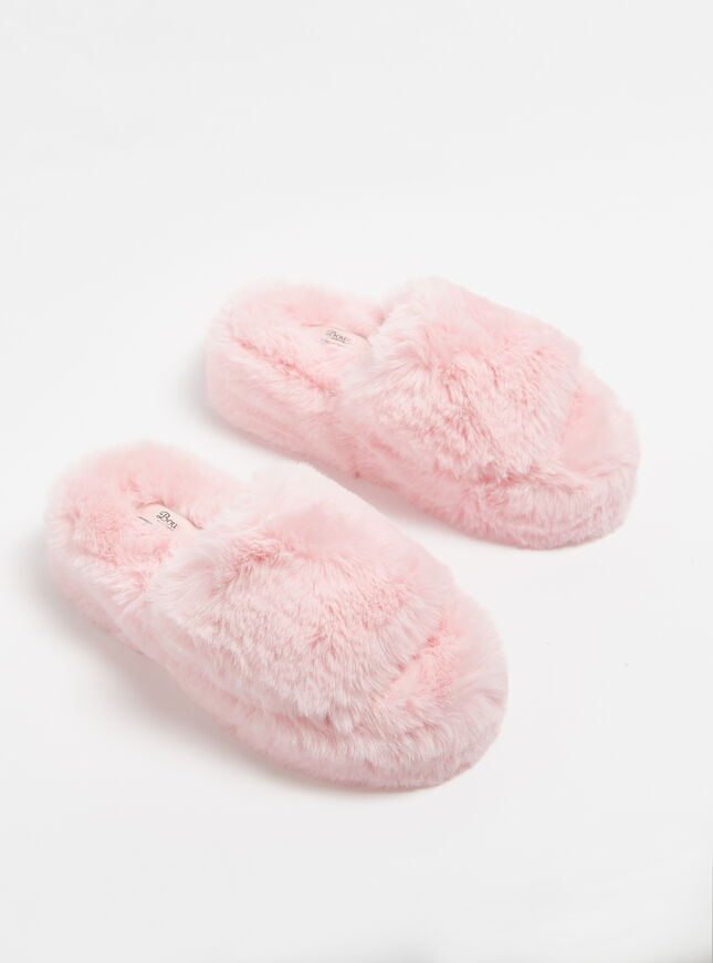 Platform slider slippers