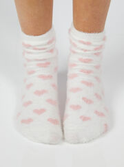 Heart cosy sock