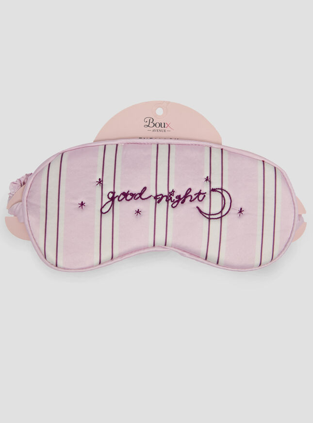 Goodnight striped eyemask