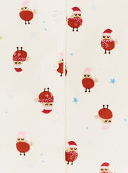 Kids fleece robin pyjamas in a bag