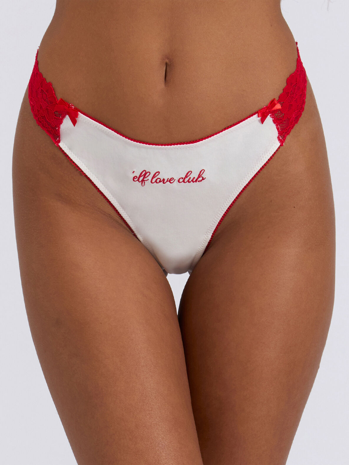 Boux Avenue 4 pack Christmas thong gift box - Red Mix - S