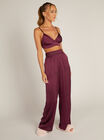 Heart satin trousers