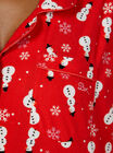 Snowman fleece pyjamas in a bag