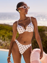 Hydra super push up plunge bikini top