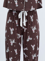 Dalmation modal long pyjama set