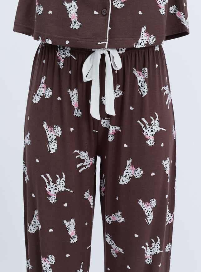 Dalmation modal long pyjama set