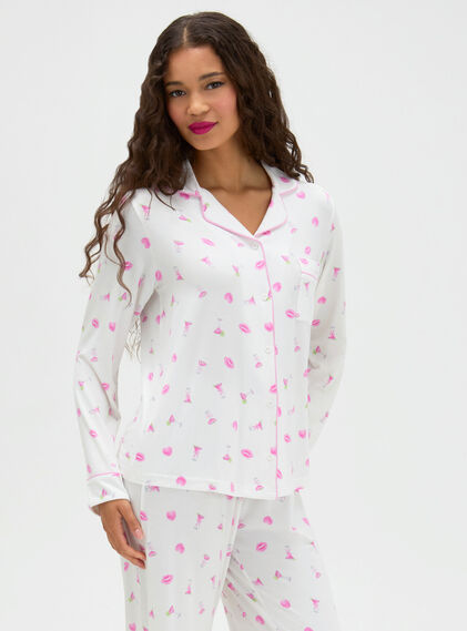 Cocktail modal long pyjama set